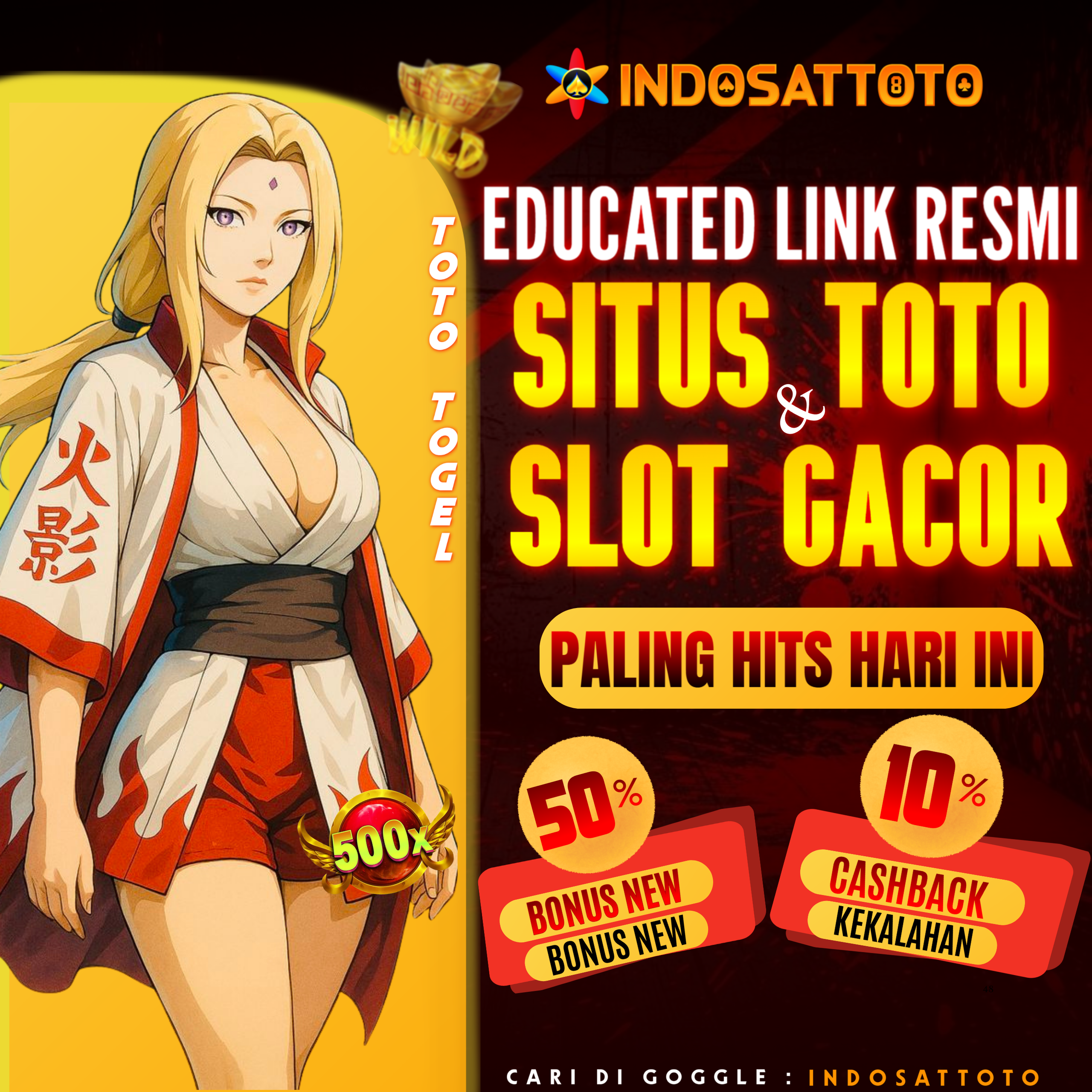 INDOSATTOTO > Educated Link Resmi Situs Toto Slot Gacor & Toto Togel 4D Paling Hits Hari Ini